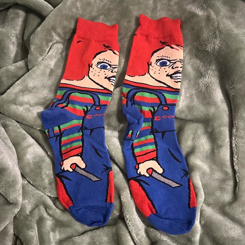 *NEW WITHOUT TAGS* Animated • Chucky • Good Guys • Socks {Version 2}